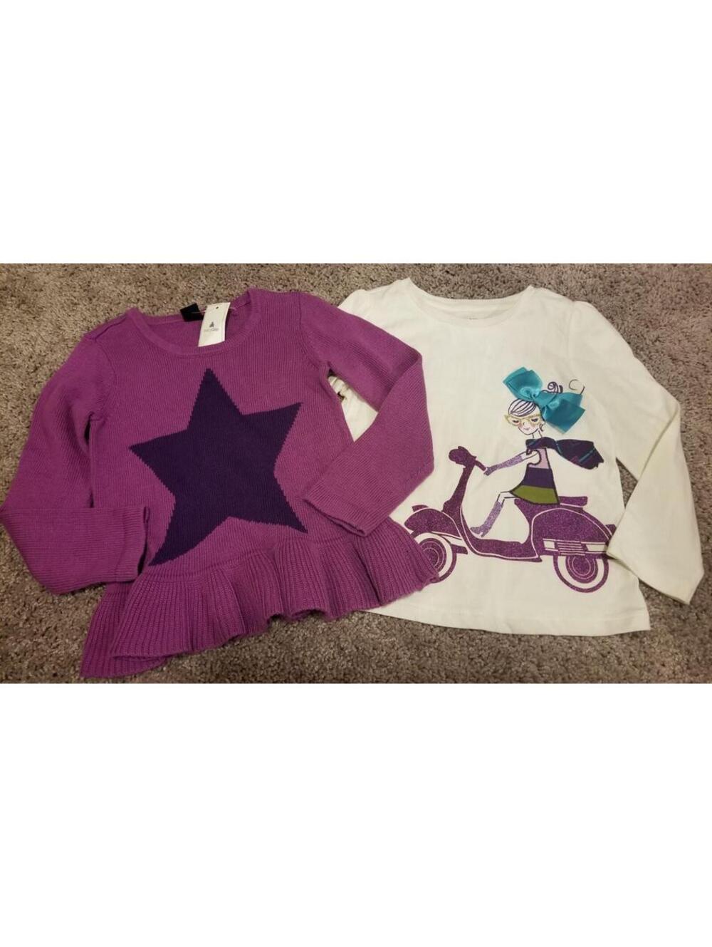 NWT Baby Gap Jewel Line Tee Sweater Bundle 3 Yr